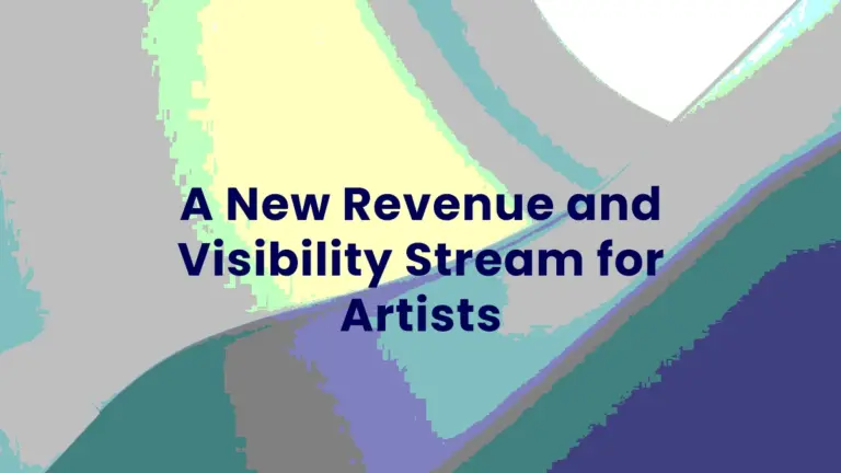 An artwork mentioning that artists are finding new opportunities on OTT platforms.